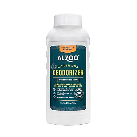Alzoo Cat Litter Deodorizer, Island Paradise Scent, 26.6 oz.