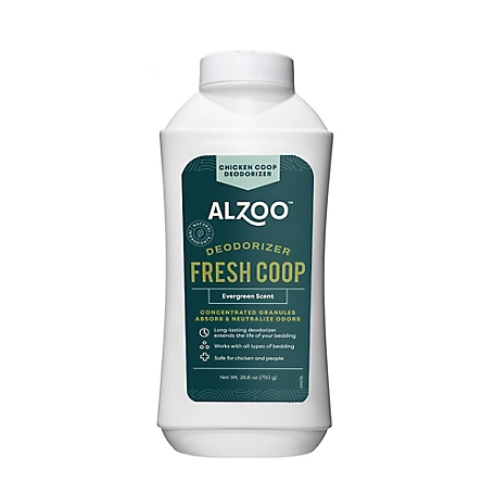 Alzoo Fresh My Coop Deodorizer, Evergreen Scent, 26.6 oz.