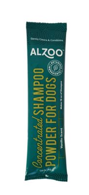 Alzoo Plant Based Concentrated Shampoo Pouch for Dogs with Sensitive Skin, 40g