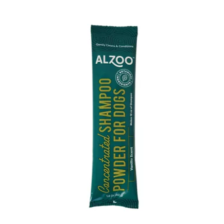 Alzoo Concentrated Herbal Dog Shampoo for Sensitive Skin Vanilla 40g Pack Dog Shampoos & Conditioners