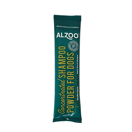 Alzoo Plant Based Sensitive Skin Concentrated Dog Shampoo, Vanilla, 40g Pouch