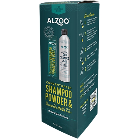 Alzoo Plant Based Concentrated Dog Shampoo Bundle, 16 oz.
