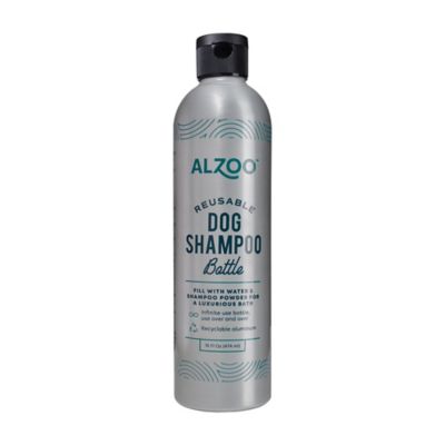 Alzoo Reusable Empty Concentrated Dog Shampoo Bottle, 16 oz.