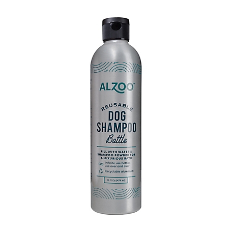 Alzoo Reusable Empty Concentrated Dog Shampoo Bottle, 16 oz.