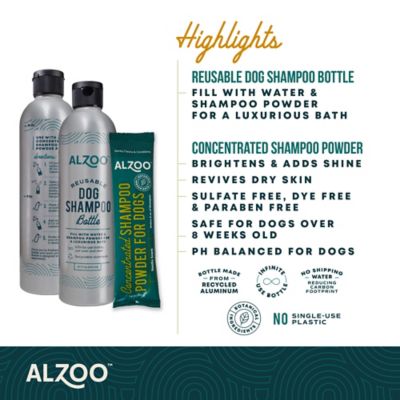 Image showing  Reusable Empty Concentrated Dog Shampoo Bottle, 16 oz.