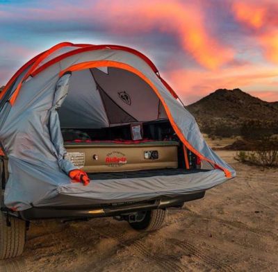 Image showing 7 th Pittman Outdoors Airbedz Pro 3 Truck Bed Air Mattress with Built in Pump, 19 ft. Dc Cord, Full Size 6' -6.5' Truck Bed