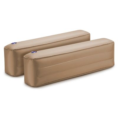 Pittman Outdoors 10 in. Full/Queen AirBedz Pro3 Inflatable Wheel Well Inserts for 300 Series Mattress, Green/Tan