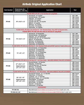 Image showing  12 in. Full/Queen AirBedz Truck Bed Air Mattress with Built in Pump/Battery, Mid Size 5-5.5 ft. Bed