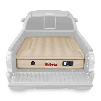 Image showing 6 th Pittman Outdoors Airbedz Original Truck Bed Air Mattress with Built in Pump with Rechargeable Battery, 8 ft. Truck Bed, Tan