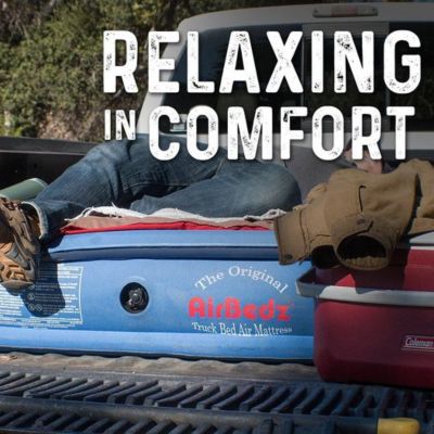Image showing 7 th Pittman Outdoors 12 in. Full/Queen AirBedz Original Truck Bed Air Mattress with Built-in Pump with Rechargeable Battery