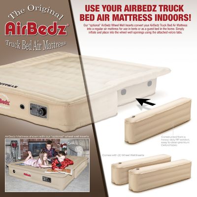 Image showing  Airbedz Original Truck Bed Air Mattress Wheel Well Inserts Fits PPI-505 Only