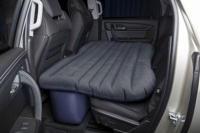 Air mattress for truck back outlet seat