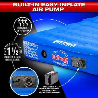 Image showing 7 th Pittman Outdoors Airbedz SUV Jeep, Suv & Crossover Air Mattress with Built in Pump and Rechargeable Battery, Blue