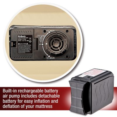 Image showing  Airbedz SUV Jeep, Suv & Crossover Air Mattress with Built in Pump and Rechargeable Battery, Tan