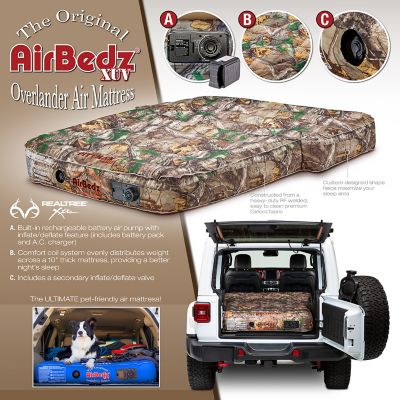 Image showing  Airbedz SUV Jeep, Suv & Crossover Air Mattress with Built in Pump and Rechargeable Battery, Camo