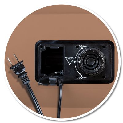 Image showing  18 in. Twin Double High Home Air Mattress with Built-in Electric Pump