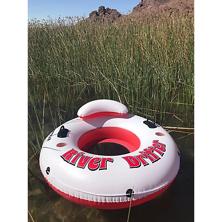 Pittman Outdoors River Drifter Inflatable Float for Water, 1 person