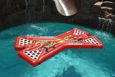 Image showing  Splash Pong 4 Person Inflatable Pool Party Game Floating Table