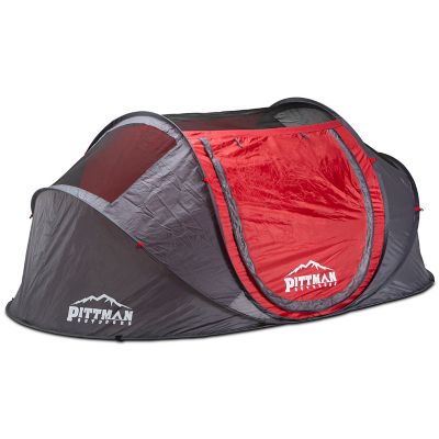 Pittman Outdoors Instant Pop-Up Ground Tent, 4 person