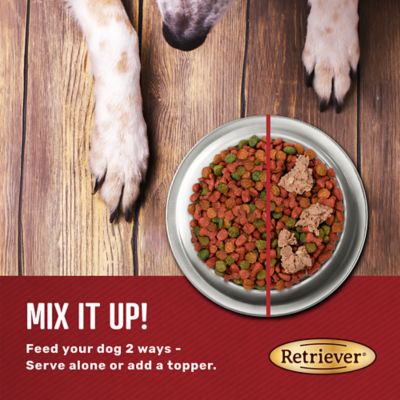 Image showing 5 th Retriever Choice Chops Adult Beef Recipe Dry Dog Food, 50 lb. Bag