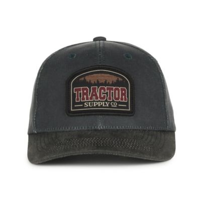 Tractor Supply Men's Full Fabric Snap Back Patch Cap, Gray