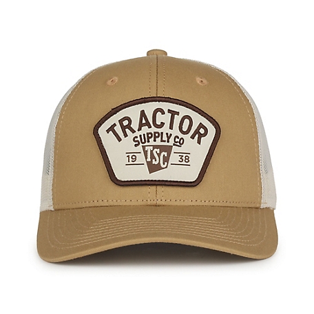 Tractor Supply Tractor Supply Mesh Back Woven Patch Trucker Cap, Brown