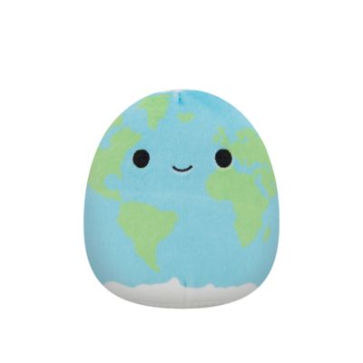 Squishmallows Roman the Earth Squeaky Plush Roman Dog Toy, 7 in.