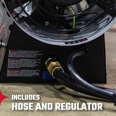 Image showing 8 th PORTER-CABLE Propane Forced Air Heater, 1,500 sq. ft., 60,000 BTU