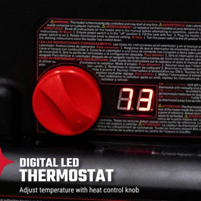 Image showing 5 th PORTER-CABLE Diesel/Kerosene Forced Air Heater, 2,000 sq. ft., 80,000 BTU