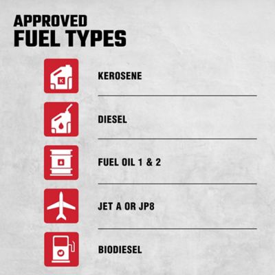 Image showing 8 th PORTER-CABLE Diesel/Kerosene Forced Air Heater, 2,000 sq. ft., 80,000 BTU