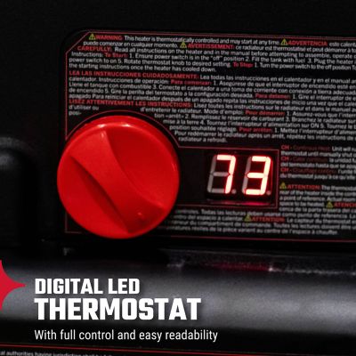 Image showing  Kerosene Forced Air Heater, 3,500 sq. ft., 140,000 BTU