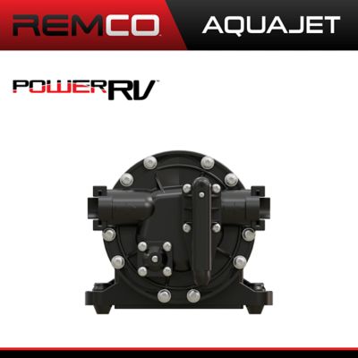 Image showing  Power RV Aquajet Series Ultimate Fresh Water Pump, Variable Speed, 5.3 GPM, 65 PSI, 12V, On Demand