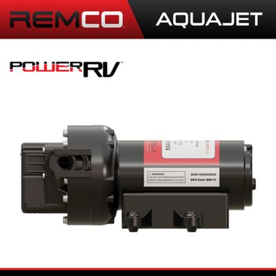 Image showing  Power RV Aquajet Series Ultimate Fresh Water Pump, Variable Speed, 5.3 GPM, 65 PSI, 12V, On Demand
