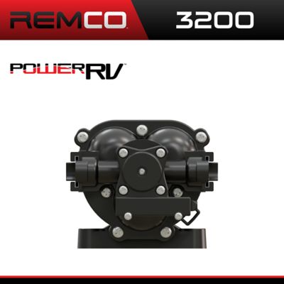 Image showing  Power RV 3200 Series, 3.2 GPM, 45 PSI, 12 VDC, On Demand, RV Fresh Water pumps, Fittings and Filter Included