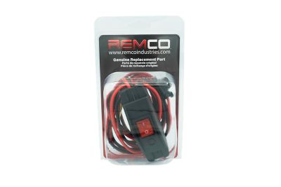 Remco Wire Harness, 12 AWG Wire, 90 in. Length, 50A On/Off Switch, 40A Battery Clips, Heavy-Duty