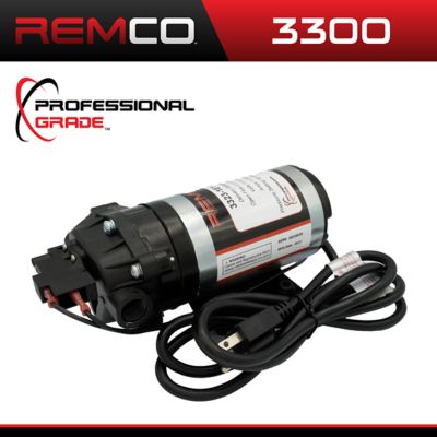 Remco Professional Grade 3300 Series 2.2 GPM, 60 PSI on Demand 110/120 VAC Spray & Pump, 3/8" FNPT Ports, 90-3323-1E1-52C-B