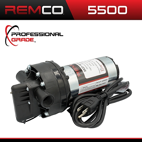 Remco Professional Grade 5500 Series 5.3 GPM, 60 PSI on Demand 110/120 VAC Spray & Pump,, 1/2" FNPT Ports, 5537-1E1-65C-B