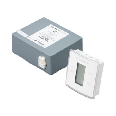 Dometic Programmable Single Zone Wall Thermostat, Cool/ Furnace, Polar White Capacitive Touch Case, 3316230.700