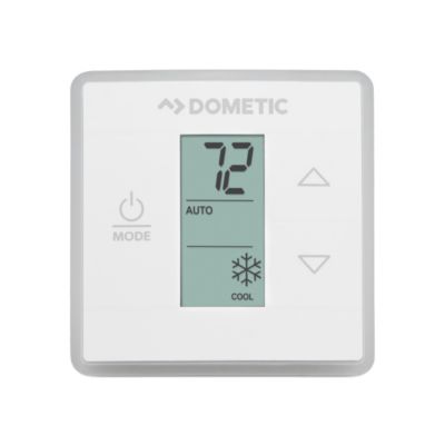Image showing  Programmable Single Zone Wall Thermostat, Cool/ Furnace, Polar White Capacitive Touch Case, 3316230.700
