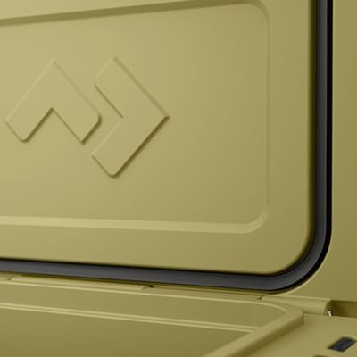 Image showing  Patrol 35 Quart One pc. Molded Beverage Cooler, Holds 28 Cans, Olive color