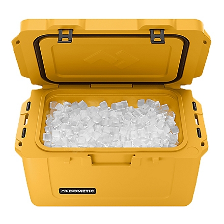 Dometic Patrol 35 Quart Beverage Cooler, Holds 28 Cans, Rubber Handles/Latches, One pc. Molded, Glow color