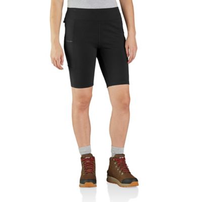 Carhartt Women's Force Fitted High-Rise Lightweight Utility Shorts