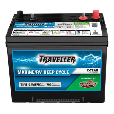 Traveler Marine/RV Deep Cycle Battery 224/700 MCA RV & Marine Batteries