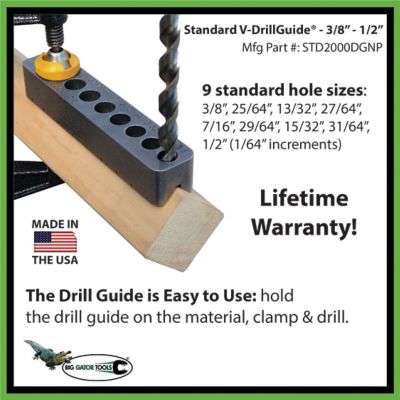 Image showing  Standard V-Drillguide (3/8-in-1/2 in.), STD2000DGNP