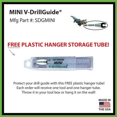 Image showing 8 th Big Gator Tools Mini V-Drillguide, SDGMINI