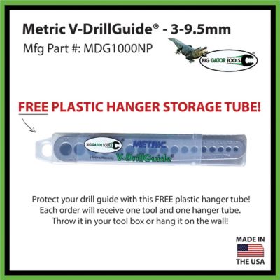 Image showing 5 th Big Gator Tools Metric V-DrillGuide, 3-9.5 mm