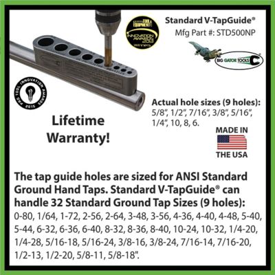 Image showing  Standard V-Tapguide, STD500NP