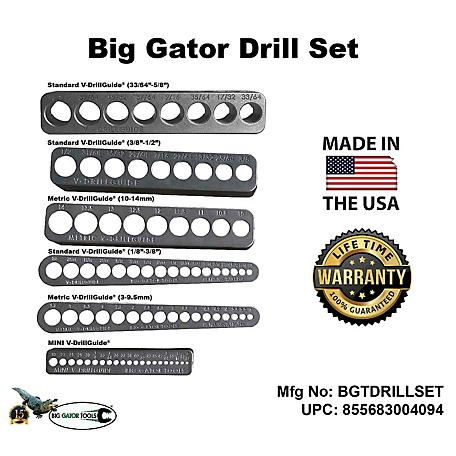 Big Gator Tools Drill Set, BGTDRILLSET