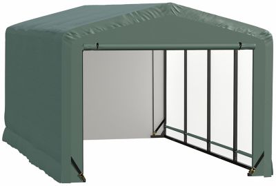ShelterLogic Sheltertube Wind and Snow-Load Rated Garage, 10 x 18 x8 Green