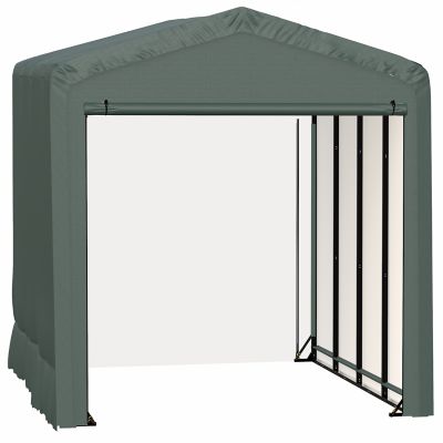 ShelterLogic Sheltertube Wind and Snow-Load Rated Garage, 14 x 18 x 16 Green